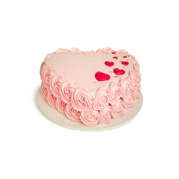 Peach Heart Cake